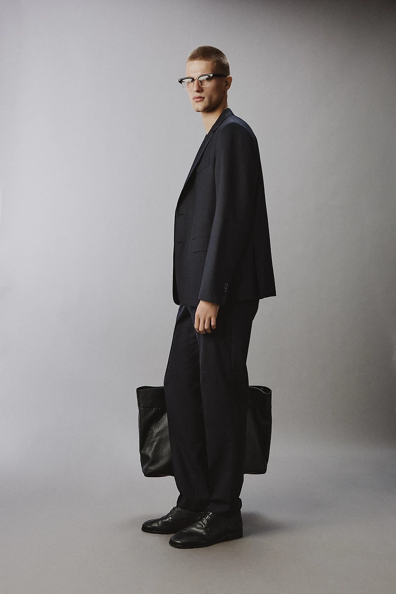 100% WOOL SUIT BLAZER