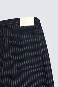CHAMPION ® X ZARA STRIPED BAGGY FIT JEANS