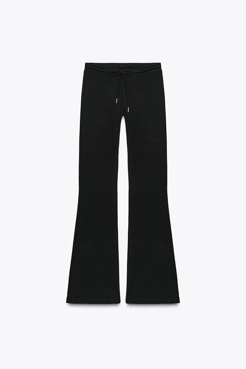 INTERLOCK FLARE PANTS