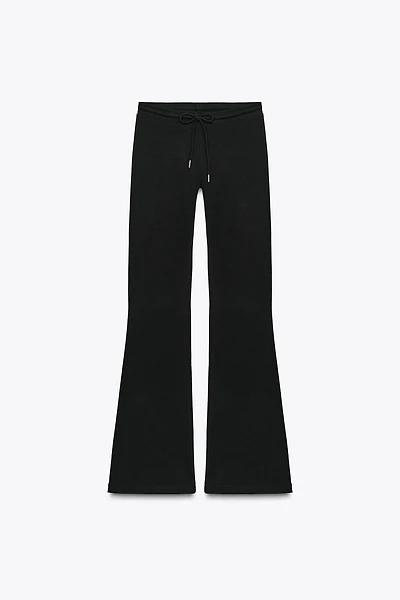 INTERLOCK FLARE PANTS