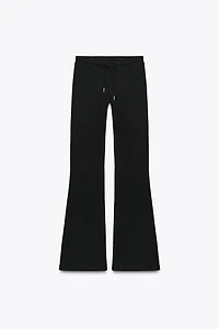 INTERLOCK FLARE PANTS