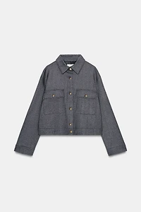 HERRINGBONE POCKET JACKET