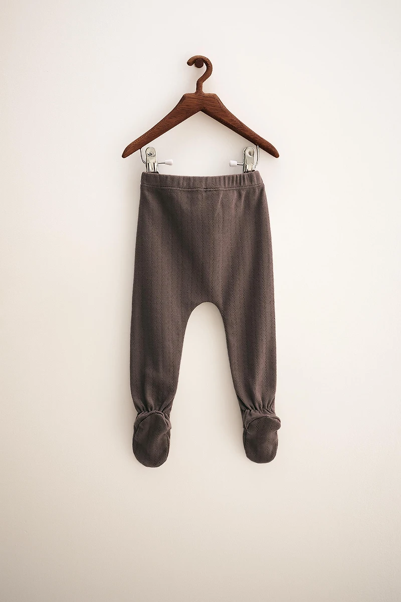 ZARA TIMELESS - LEGGING POINTELLE