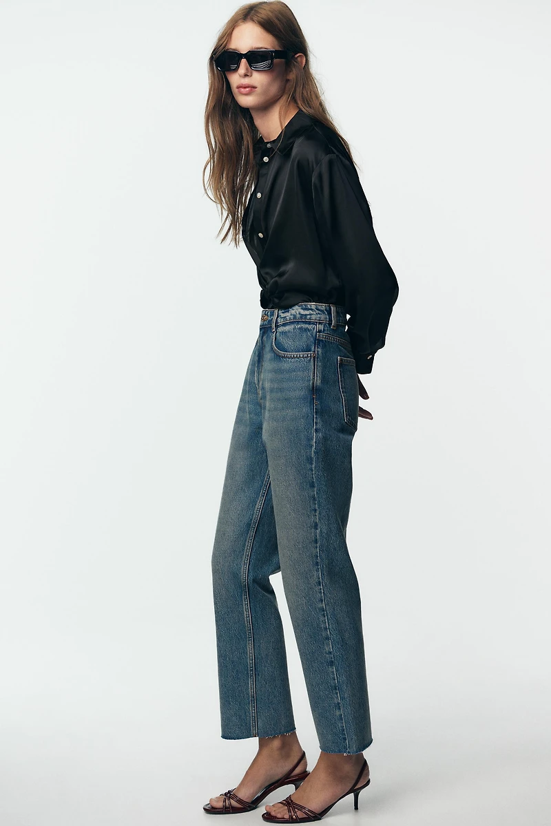 Z.02 STRAIGHT HIGH WAIST ANKLE JEANS