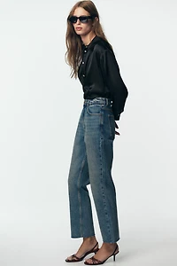 Z.02 STRAIGHT HIGH WAIST ANKLE JEANS