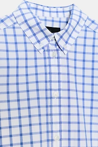 PLAID POPLIN SHIRT
