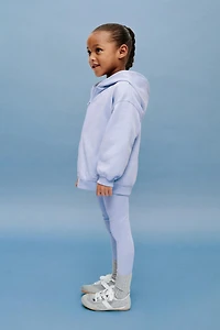 INTERLOCK ZIP SWEATSHIRT WITH RAISED TEXT