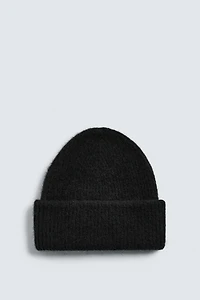 BRUSHED KNIT HAT