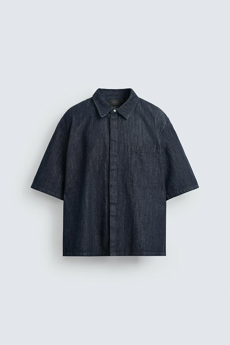 RELAXED FIT DENIM SHIRT