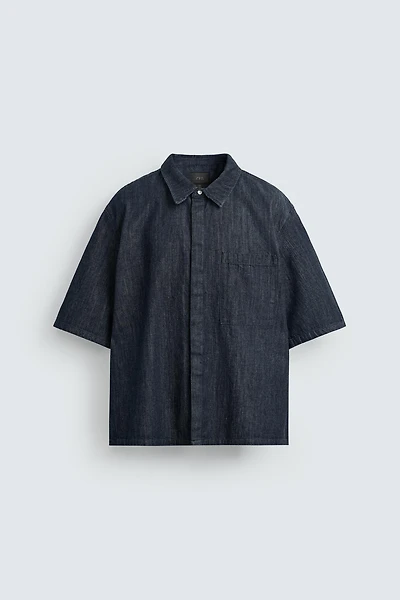 RELAXED FIT DENIM SHIRT