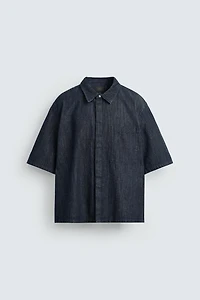 RELAXED FIT DENIM SHIRT