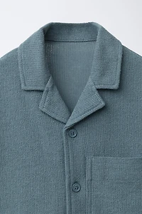 RUSTIC SPREAD COLLAR SHIRT
