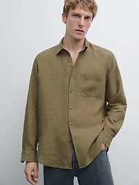 Regular fit shirt with pocket detail