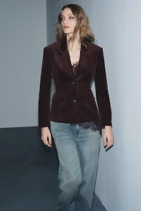 CORDUROY BLAZER ZW COLLECTION