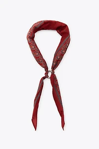 RING PRINTED BANDANA