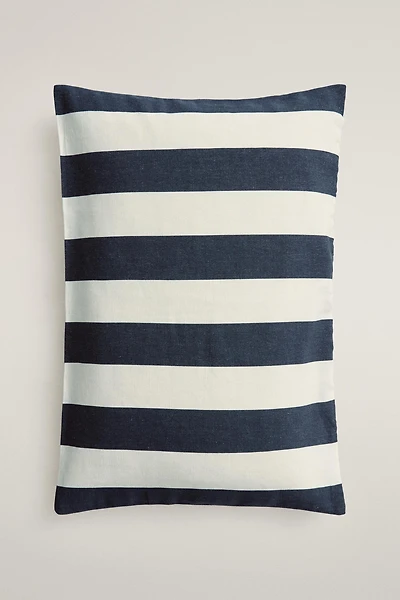 WIDE STRIPE THROW PILLOW COVER