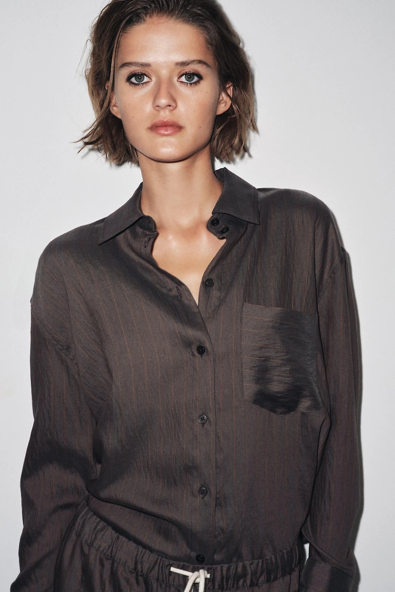 CHEMISE RAYÉE OVERSIZE ZW COLLECTION