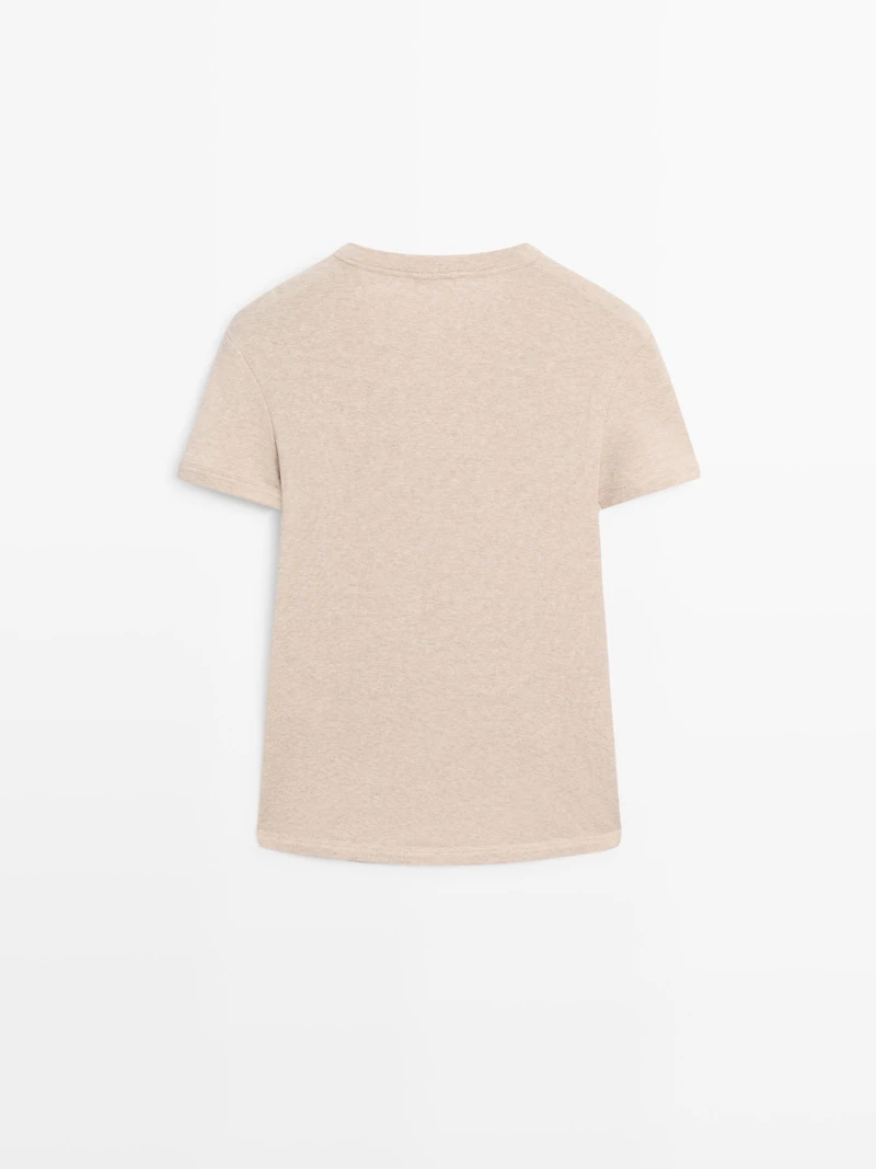 Short sleeve cotton T-shirt