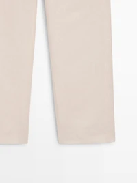 100% linen relaxed fit trousers