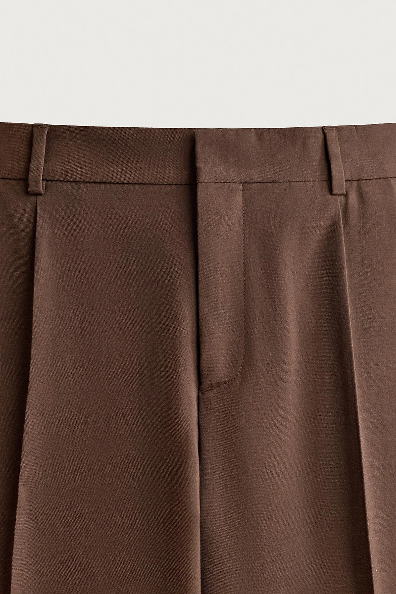 REGULAR FIT SUIT PANTS