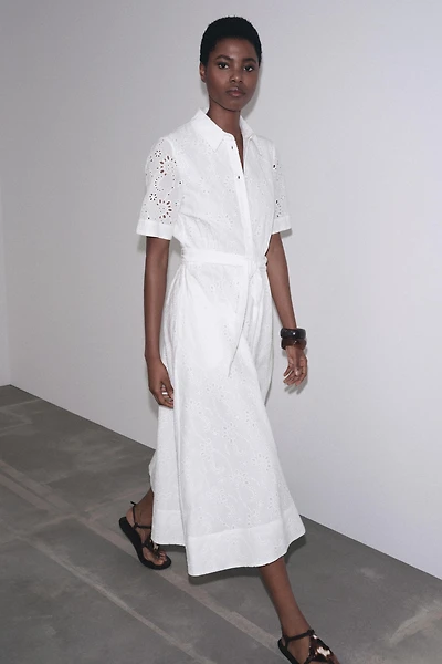 ROBE CHEMISE BRODERIES ZW COLLECTION