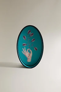 PLATEAU DÉCORATIF TURQUOISE | MARISA BERENSON