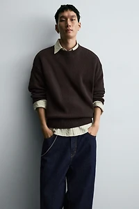 PULL STRUCTURÉ EN COTON