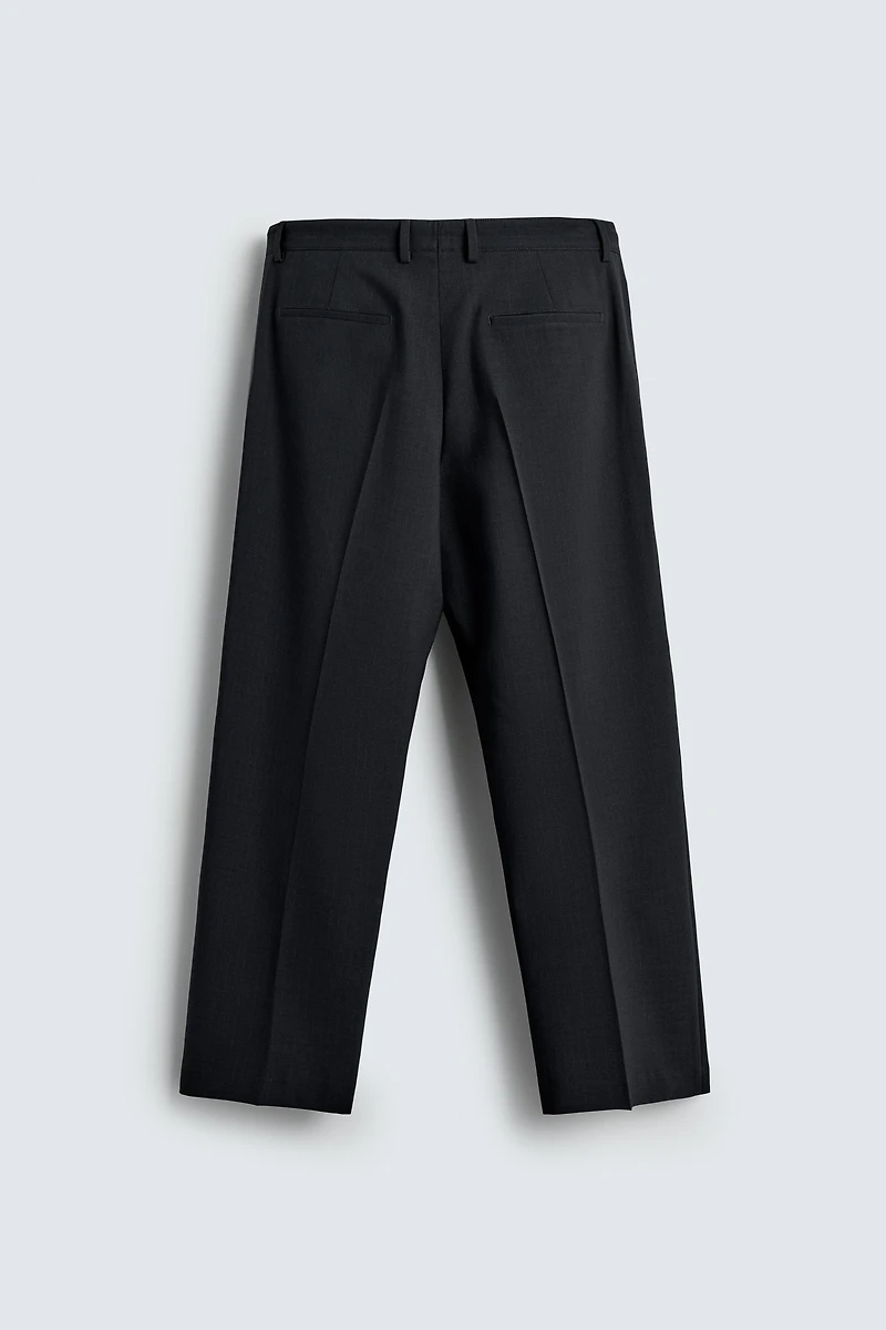 STRIPED SUIT PANTS