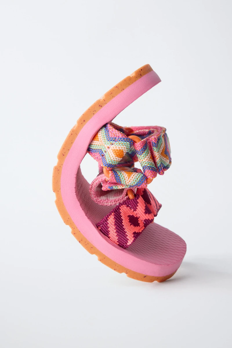 EMBROIDERED SANDALS