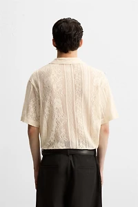 JACQUARD TEXTURED POLO