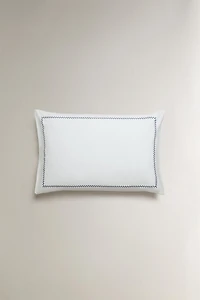 TAIE D’OREILLER BRODERIE BORDURE
