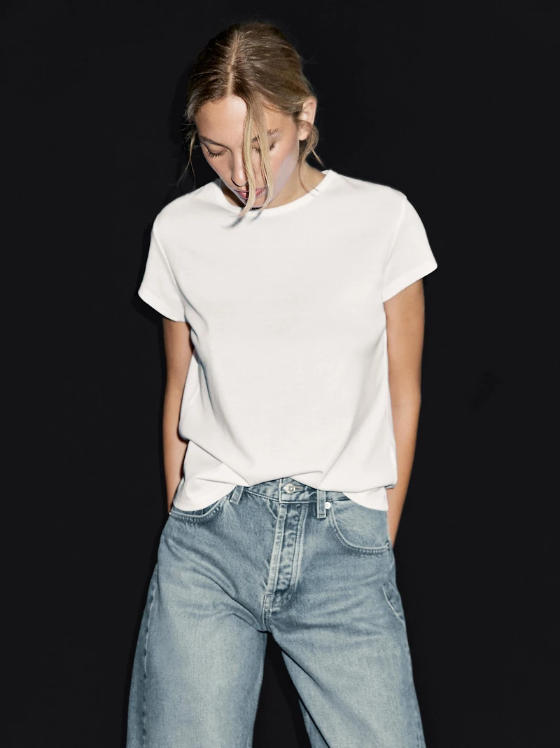 High-waist balloon fit jeans
