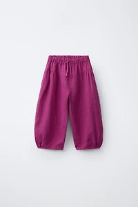 100% LINEN BLOOMER PANTS
