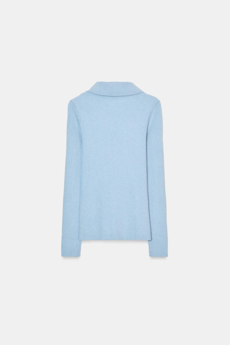 GILET POLO EN MAILLE