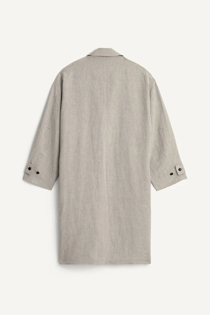 PARKA RELAXED FIT VISCOSE - LIN