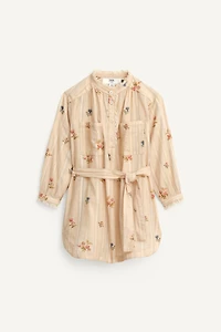 LIMITED EDITION FLORAL PRINT SHIRT DRESS