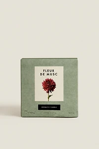 (400 G) FLEUR DE MUSC SCENTED CANDLE