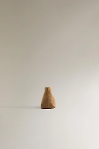 SMALL SPLIT SUEDE MAKEUP BAG