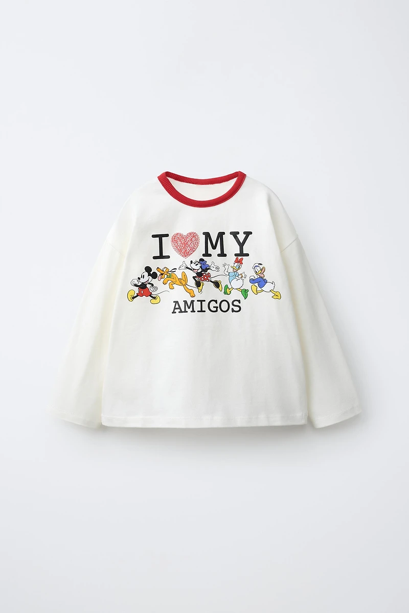 MICKEY MOUSE AND FRIENDS © DISNEY PRINT T-SHIRT