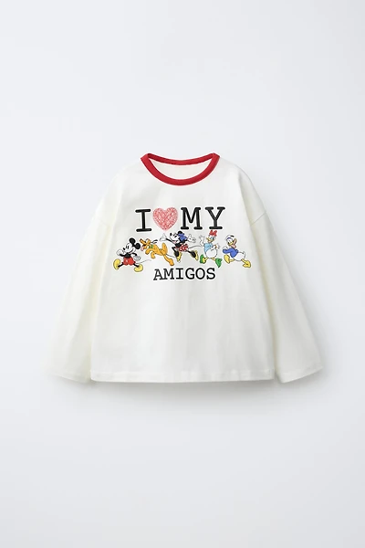 MICKEY MOUSE AND FRIENDS © DISNEY PRINT T-SHIRT