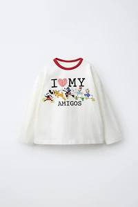 MICKEY MOUSE AND FRIENDS © DISNEY PRINT T-SHIRT