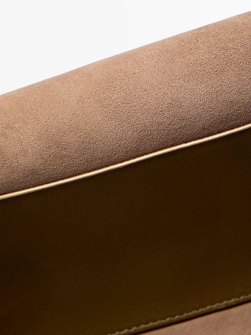 Nappa leather travel toiletry bag