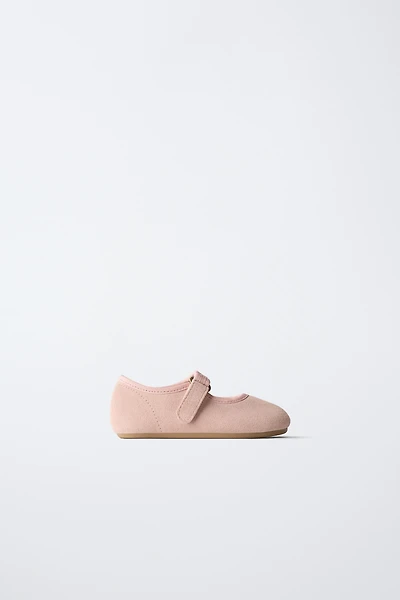 BAREFOOT LEATHER BALLET FLATS