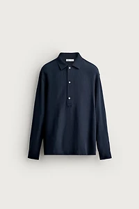 CHEMISE POLO REGULAR FIT VISCOSE - LIN