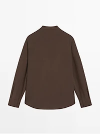 Flowing blouse with ruffles