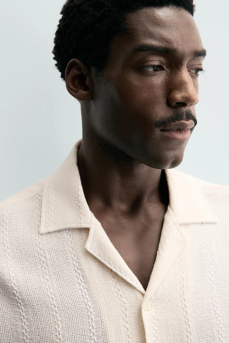 GEOMETRIC JACQUARD SHIRT