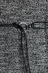 TEXTURED BELTED DRESS