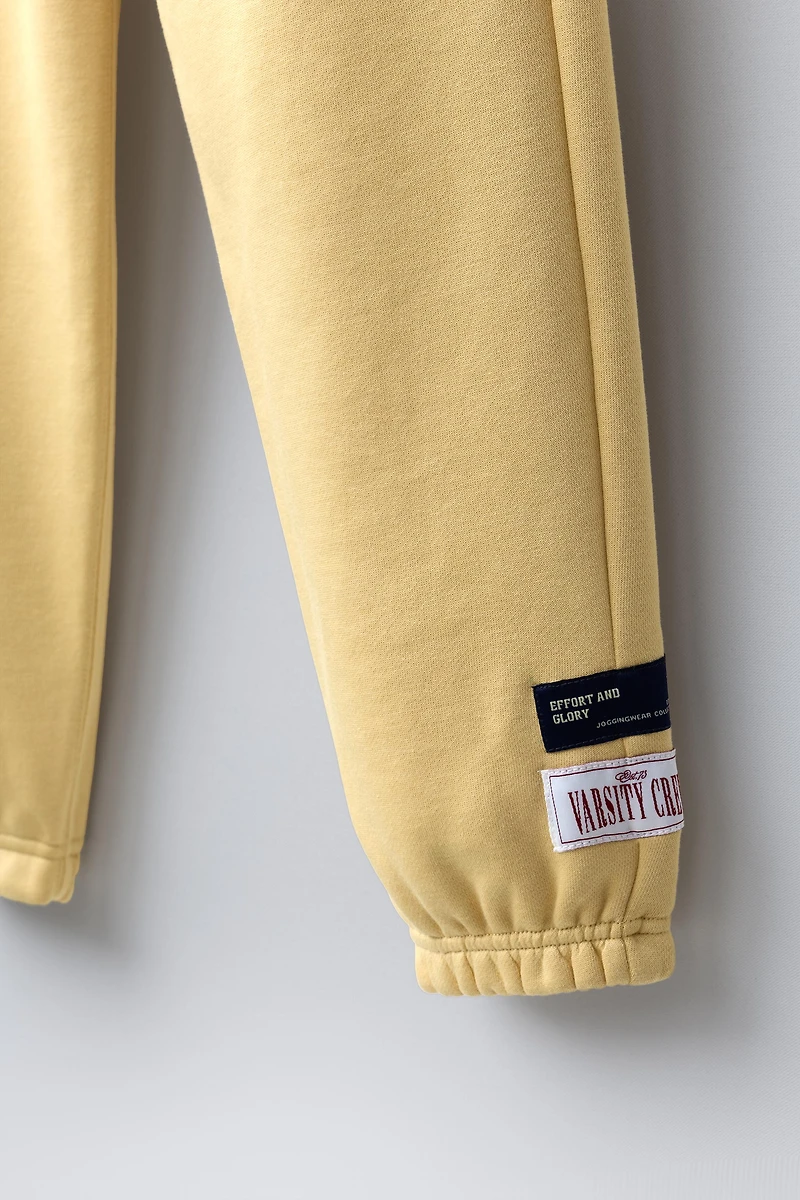 LABEL JOGGER PANTS