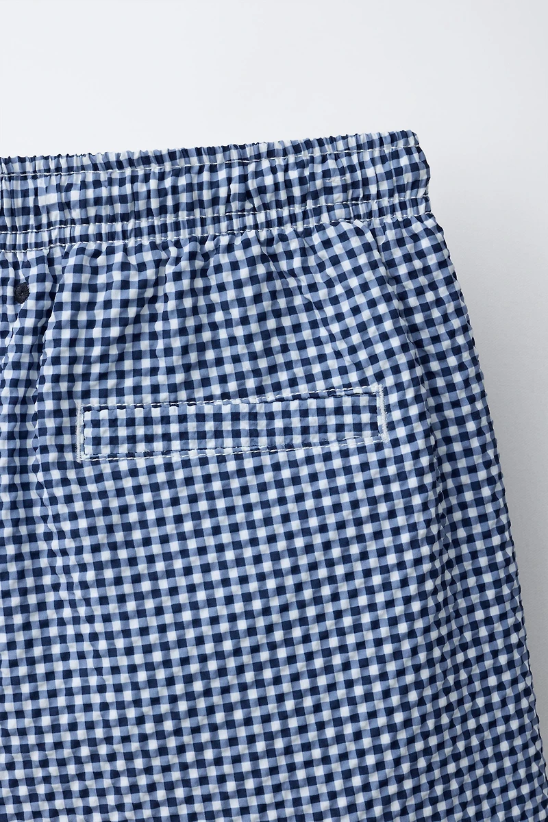 SHORT DE BAIN À CARREAUX VICHY (2-6 ANS)