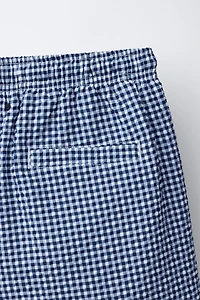 SHORT DE BAIN À CARREAUX VICHY (2-6 ANS)